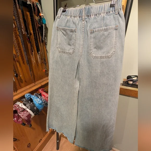 Three Bird Nest Light Blue Wide-Leg Jeans - Picture 9 of 11